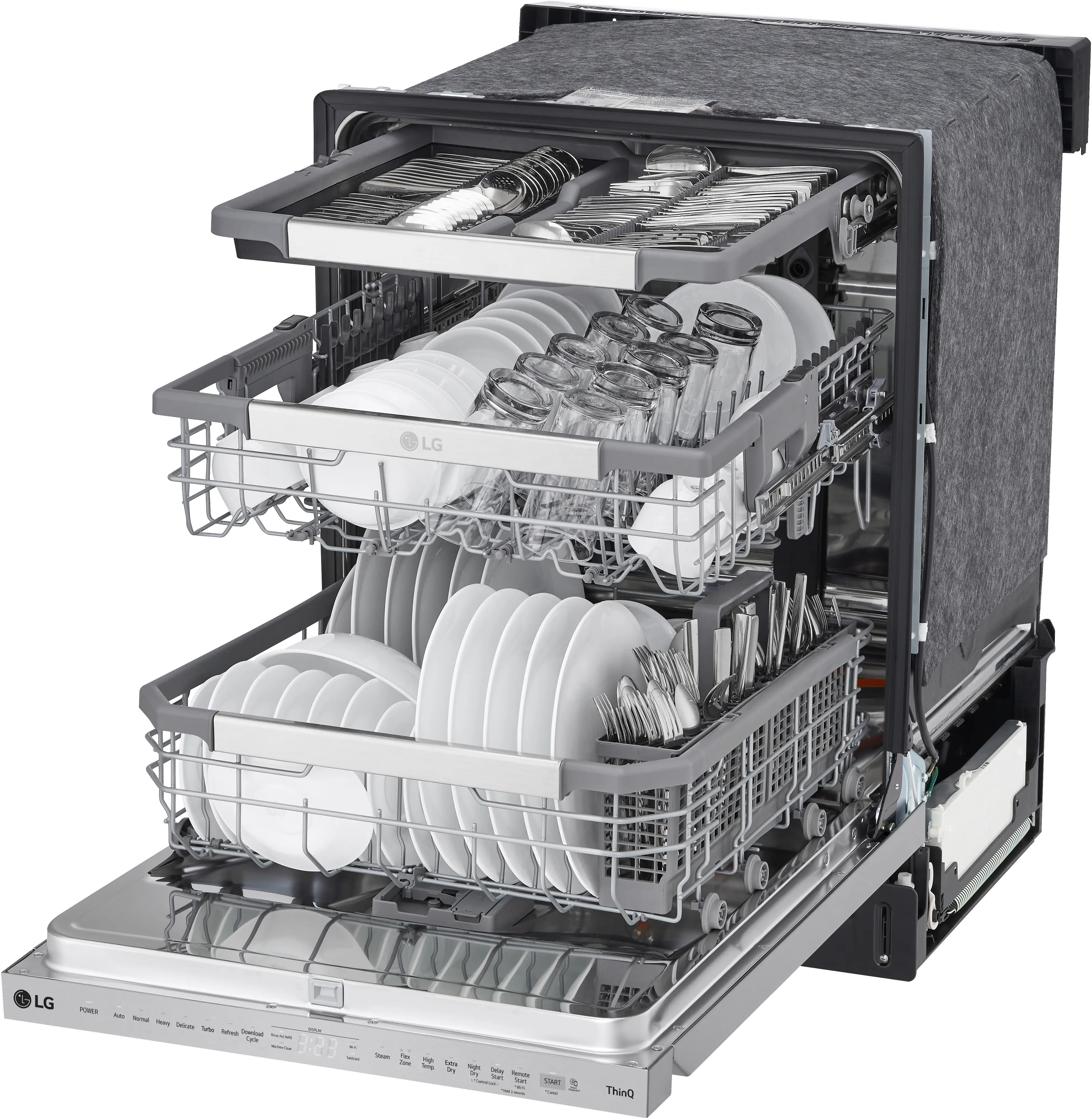 LDPS6762S LG Top Control Dishwasher - Stainless Steel-6