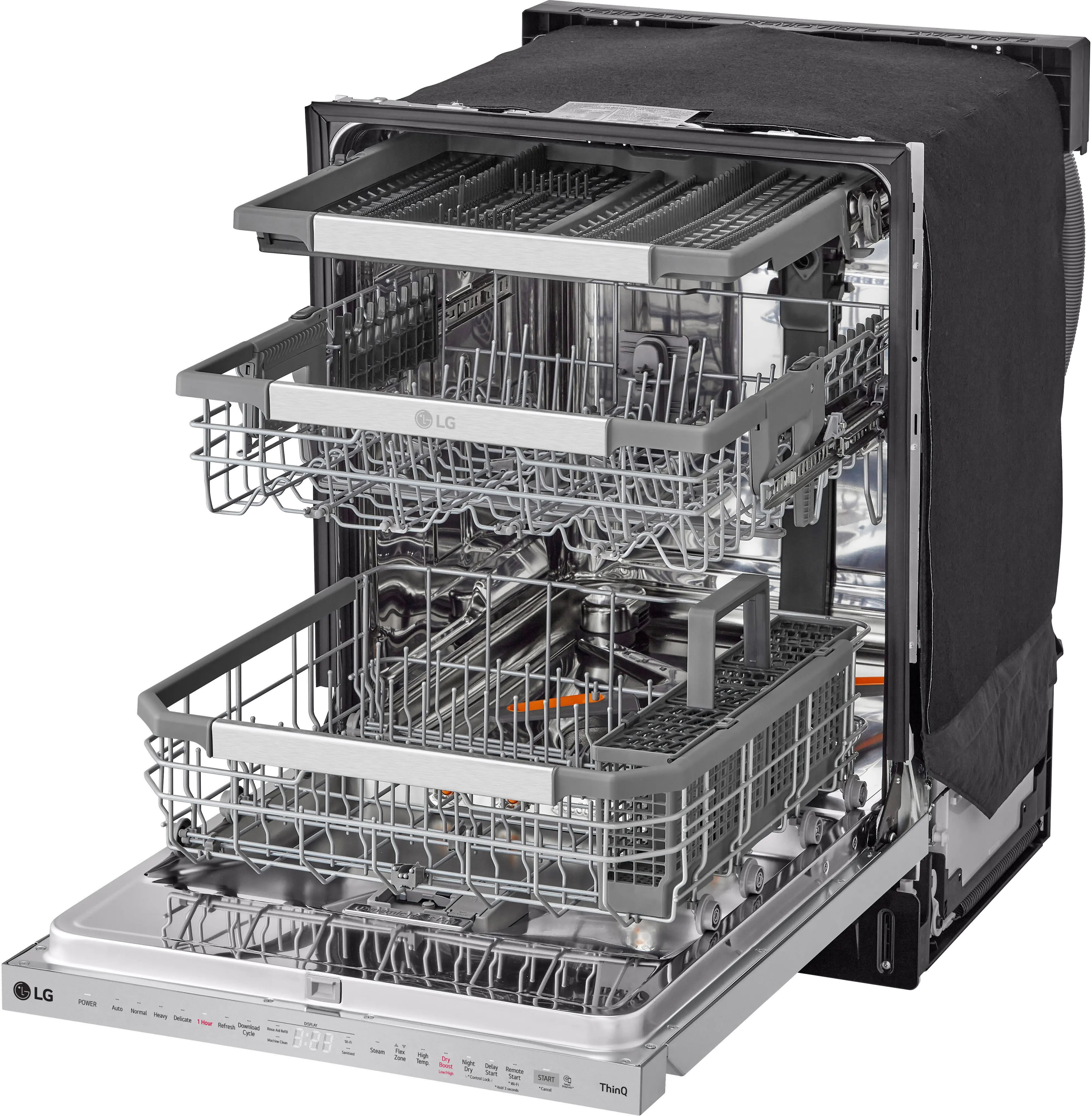 LDPH7972S LG Top Control Dishwasher - Stainless Steel-3