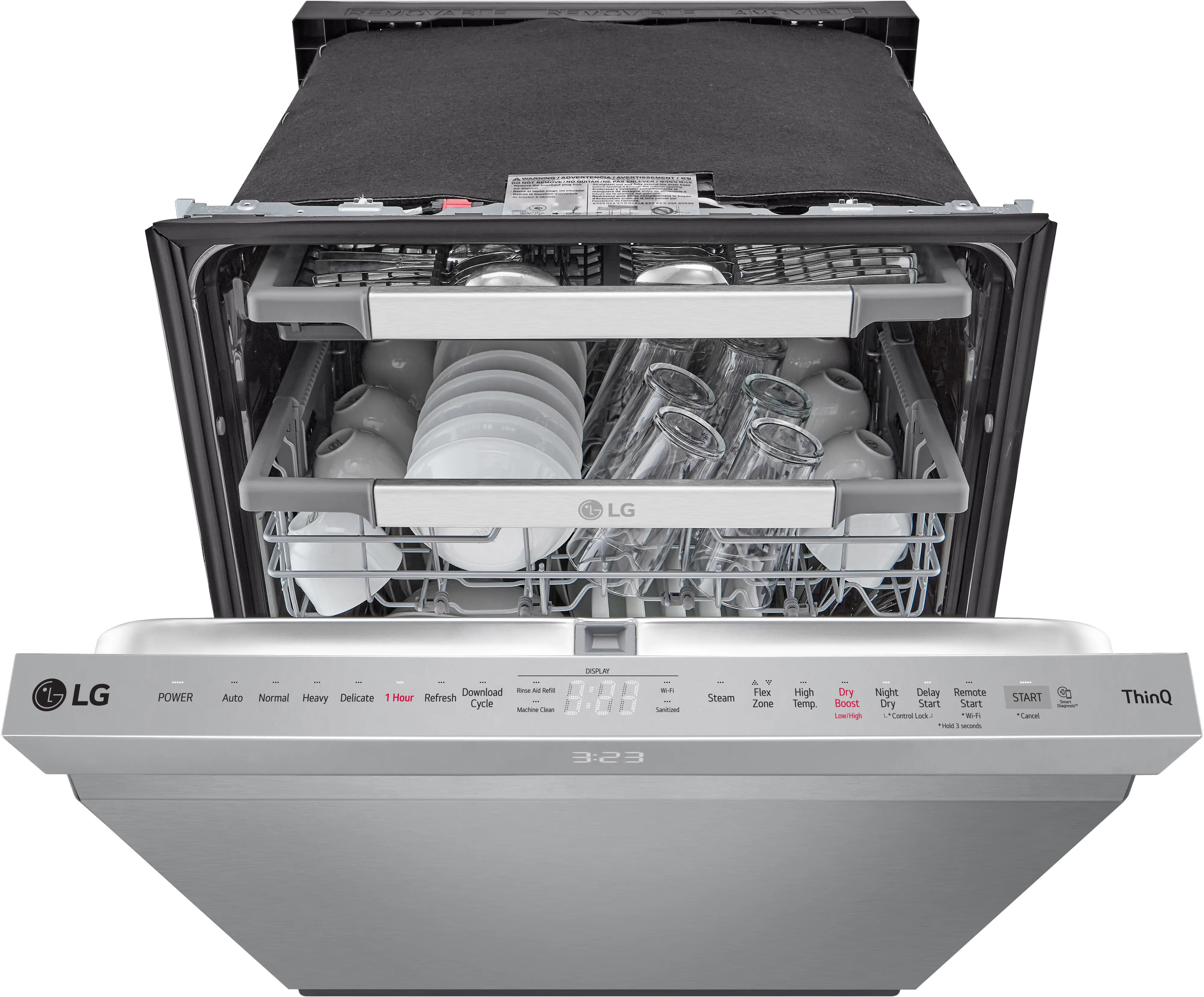 LDPH7972S LG Top Control Dishwasher - Stainless Steel-4
