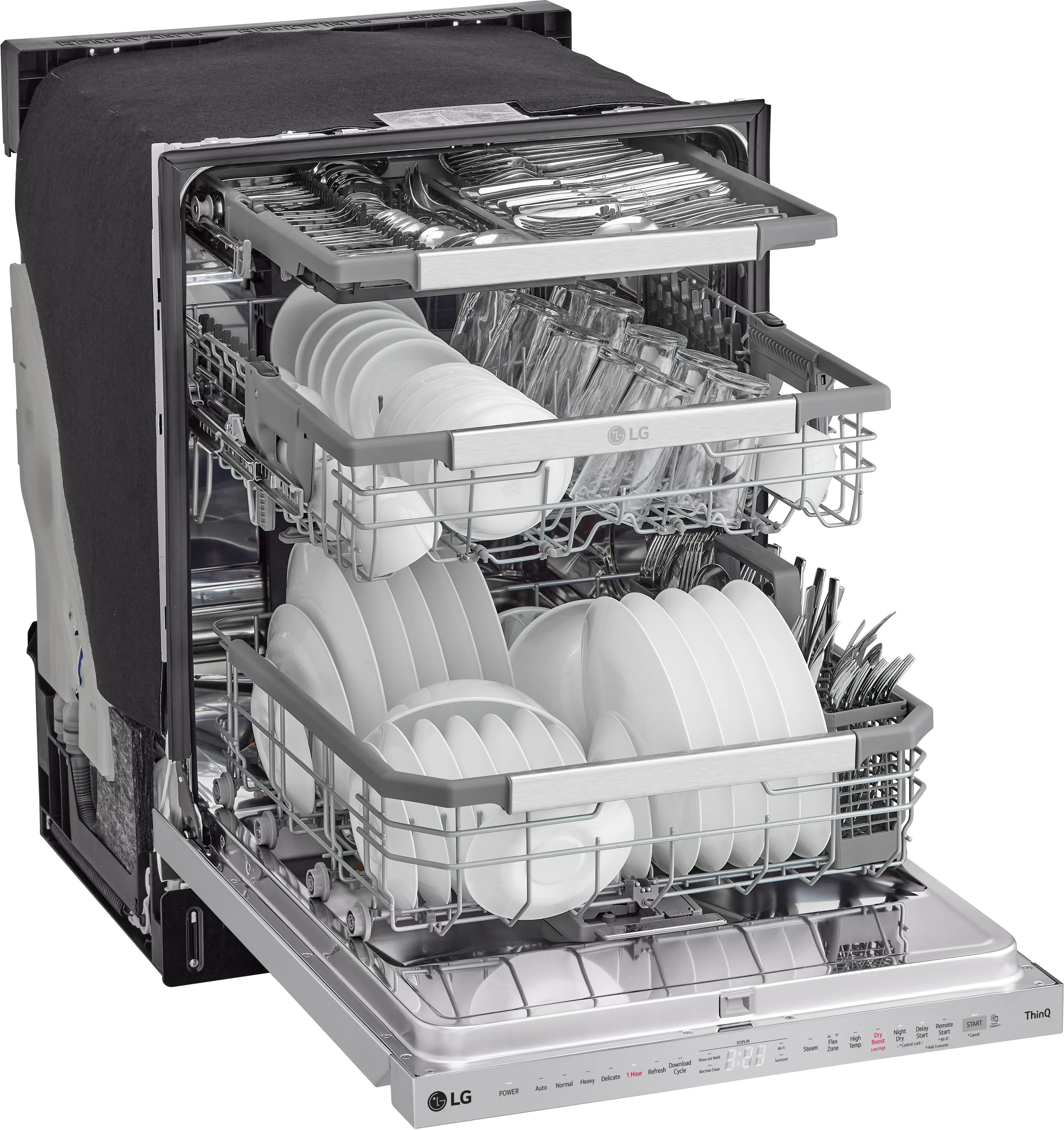 LDPH7972S LG Top Control Dishwasher - Stainless Steel-6