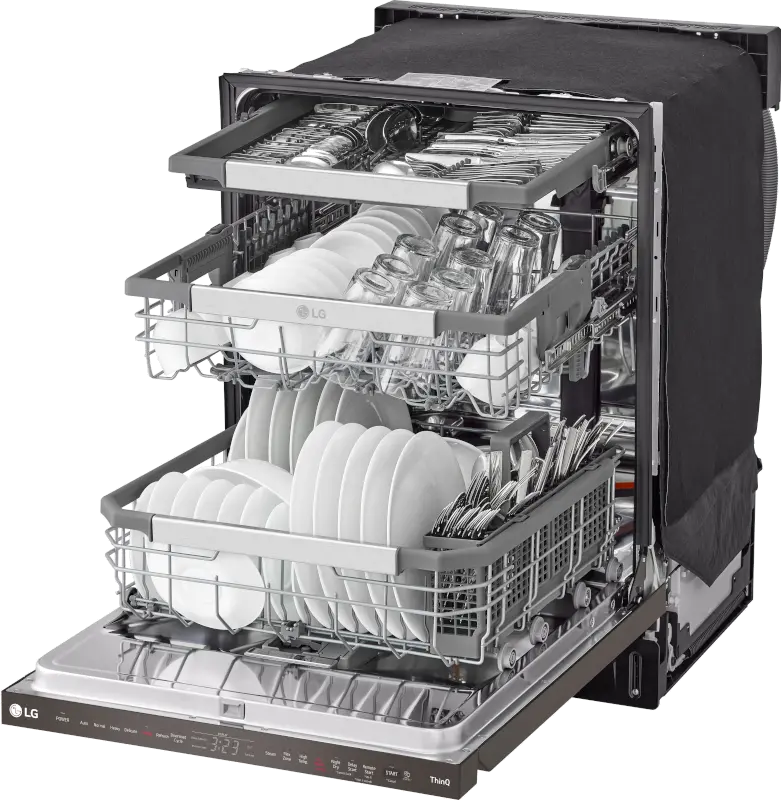 LDPH7972D LG Top Control Dishwasher - Black Stainless Steel-4