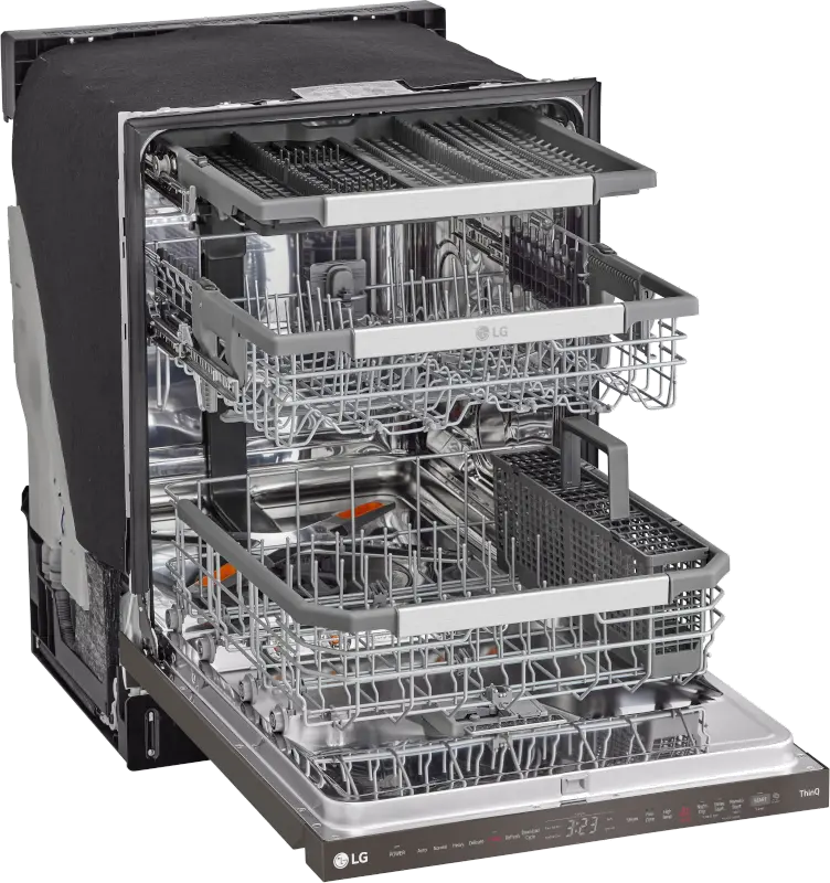 LDPH7972D LG Top Control Dishwasher - Black Stainless Steel-6