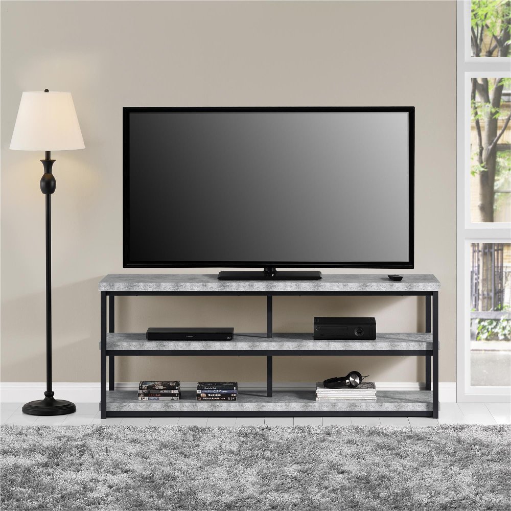 Ashlar Light Concrete 65" TV Stand