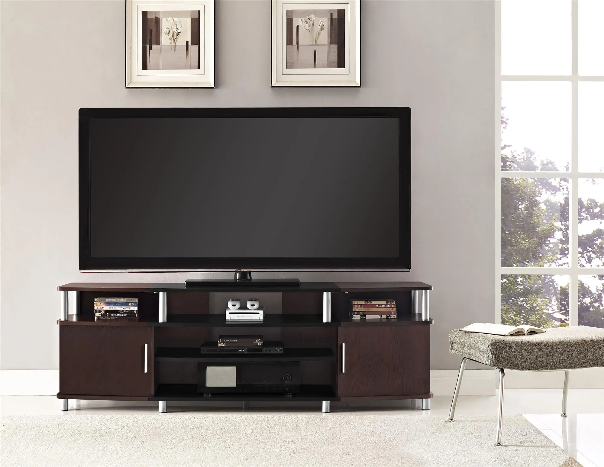 Carson Cherry 70  TV Stand-2