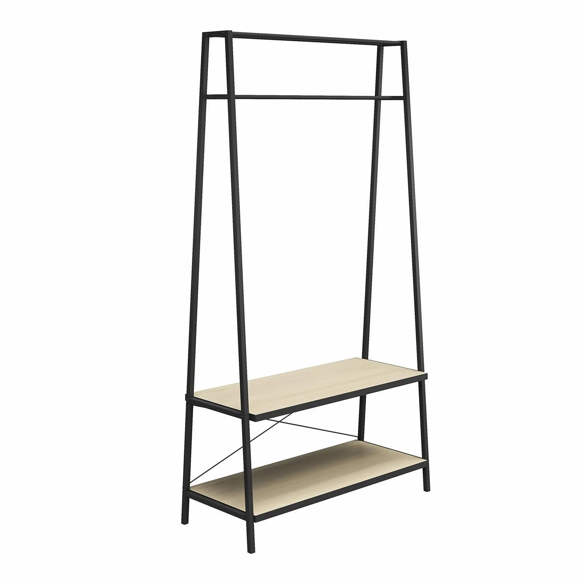 Drexel Pale Oak Closet Storage Rack-5