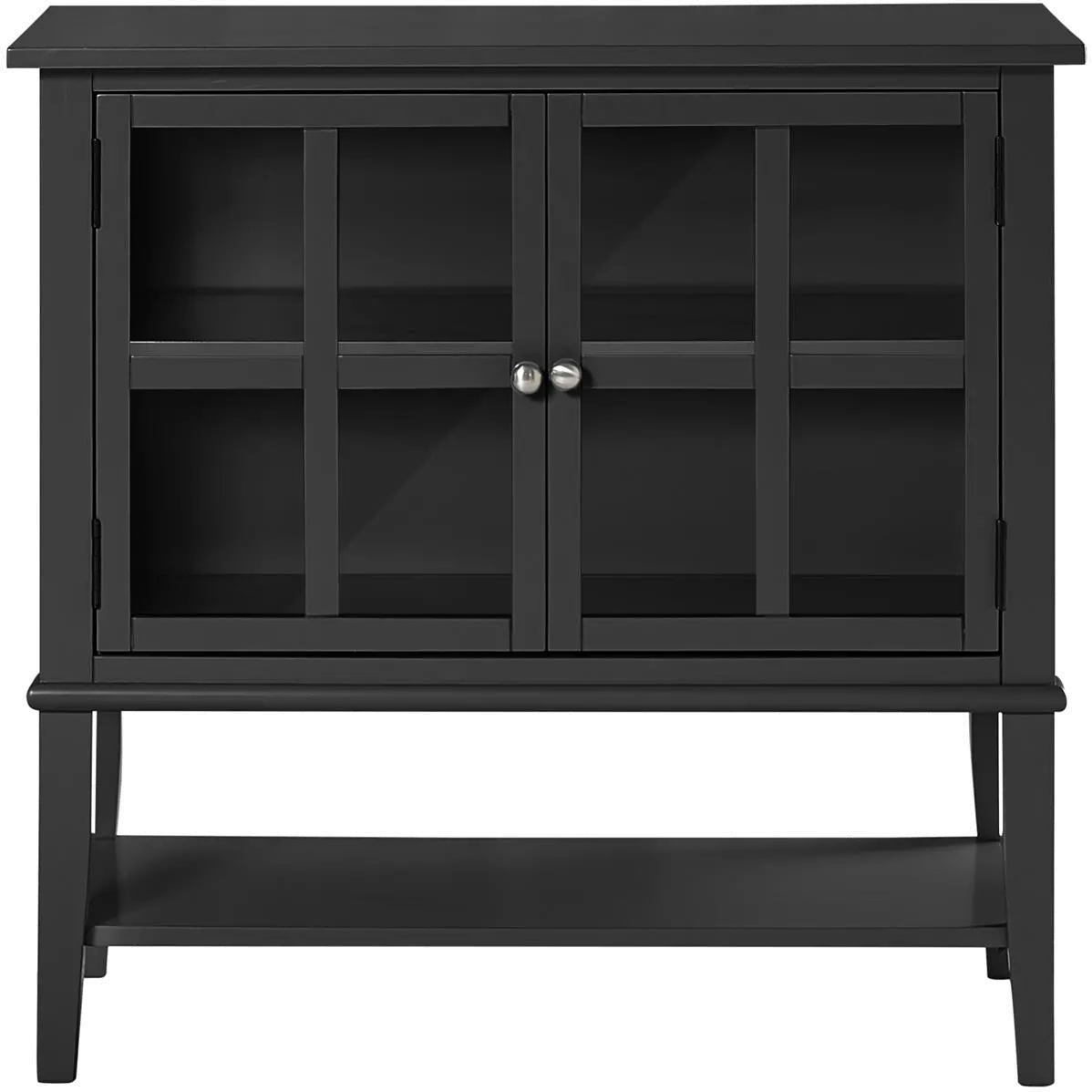 Franklin Black 2 Door Storage Cabinet-1