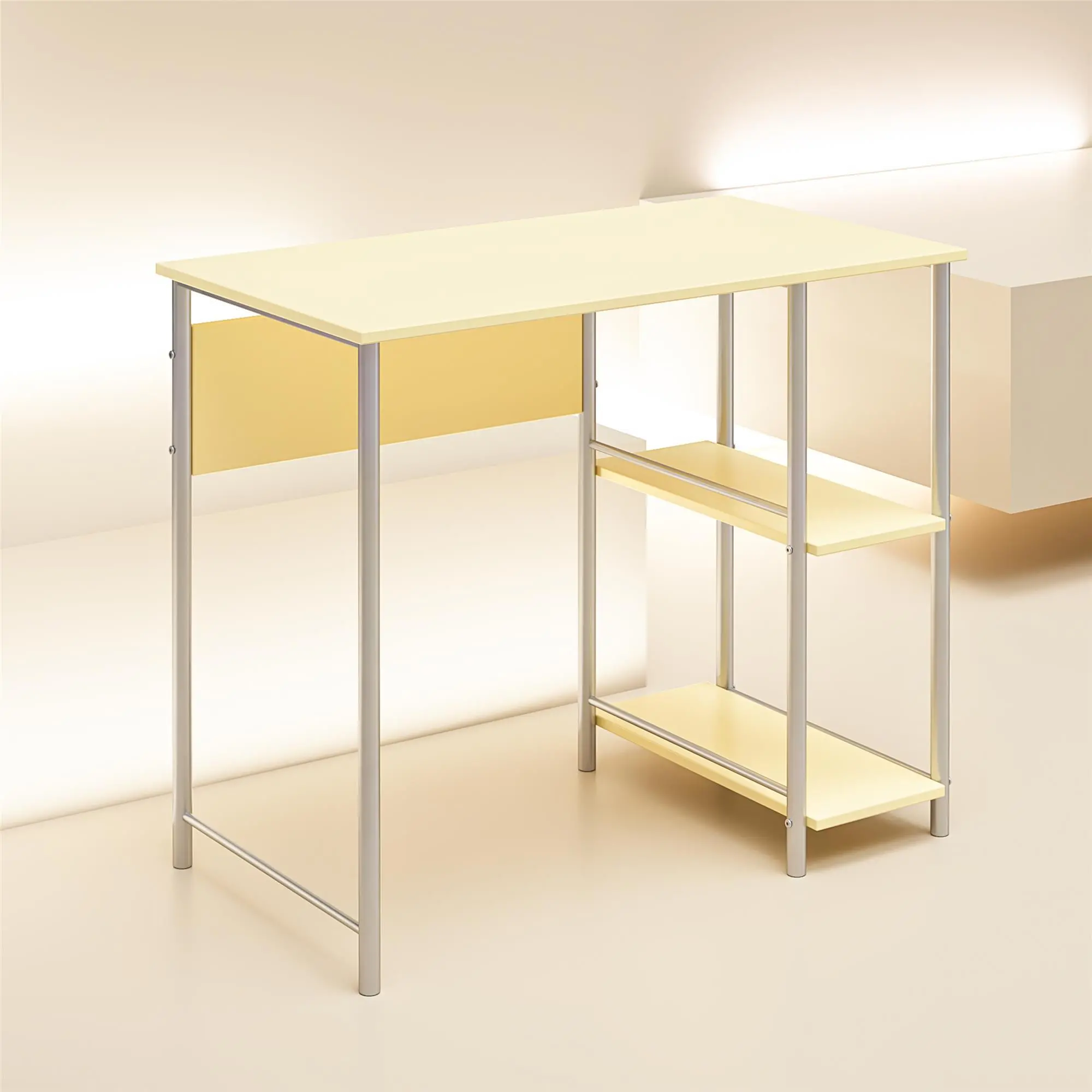 Garrett Yellow Metal Computer Desk-3
