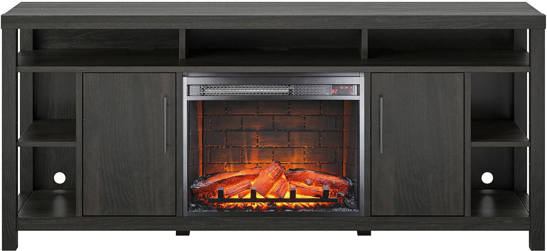 Garrick Espresso 75  Electric Fireplace TV Console-1