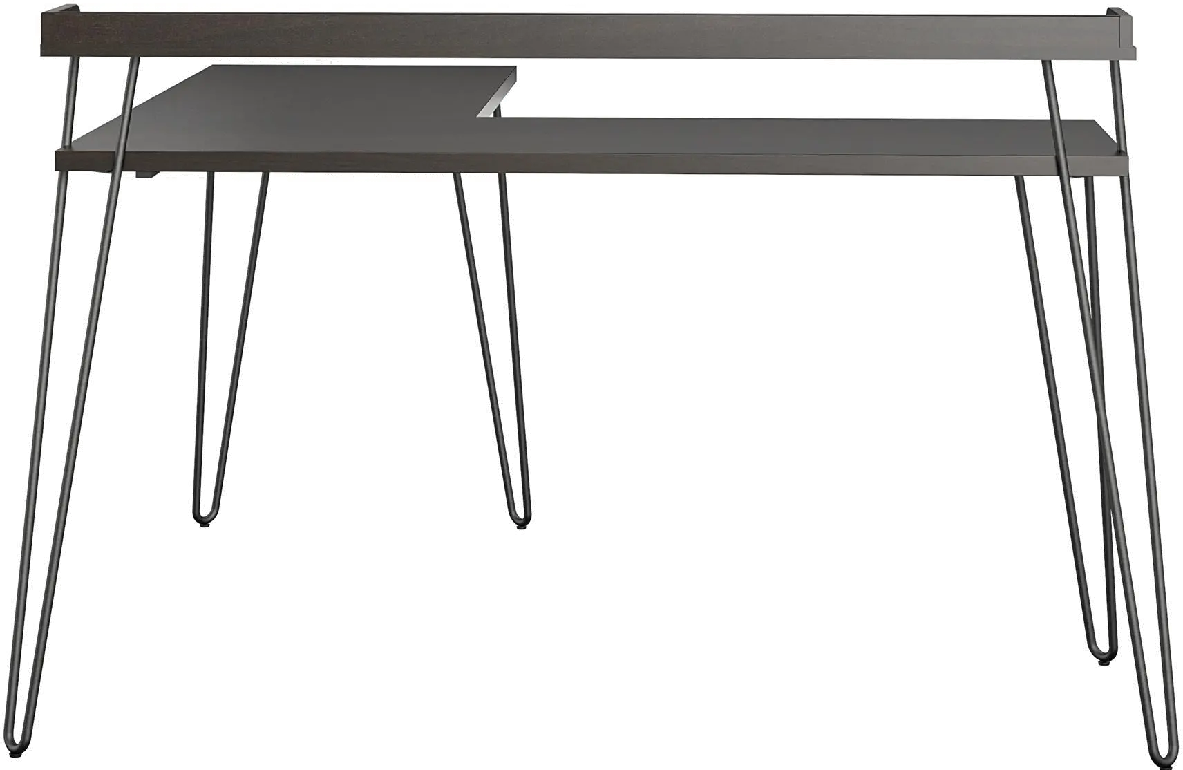 Haven Espresso L-Shaped Desk with Riser-4