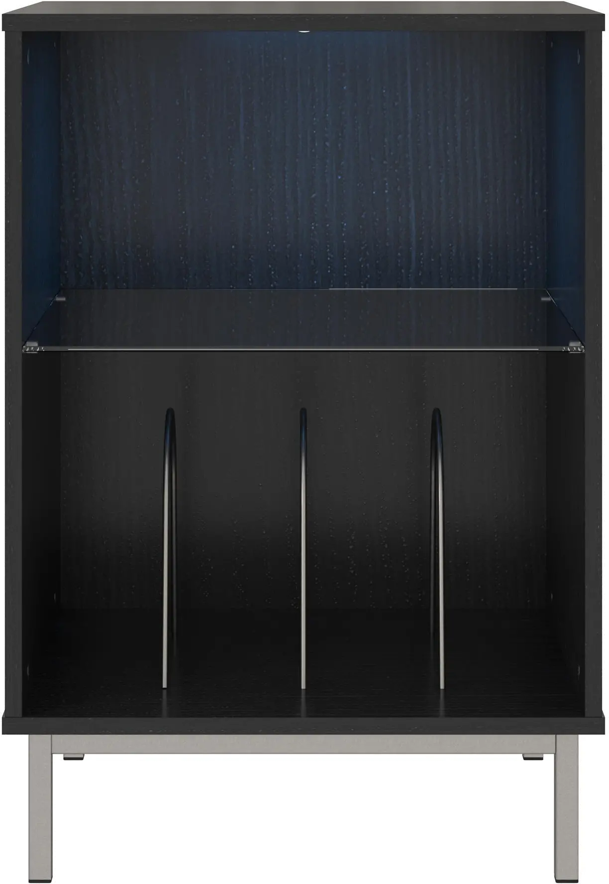 Lumina Black Turntable Stand-1
