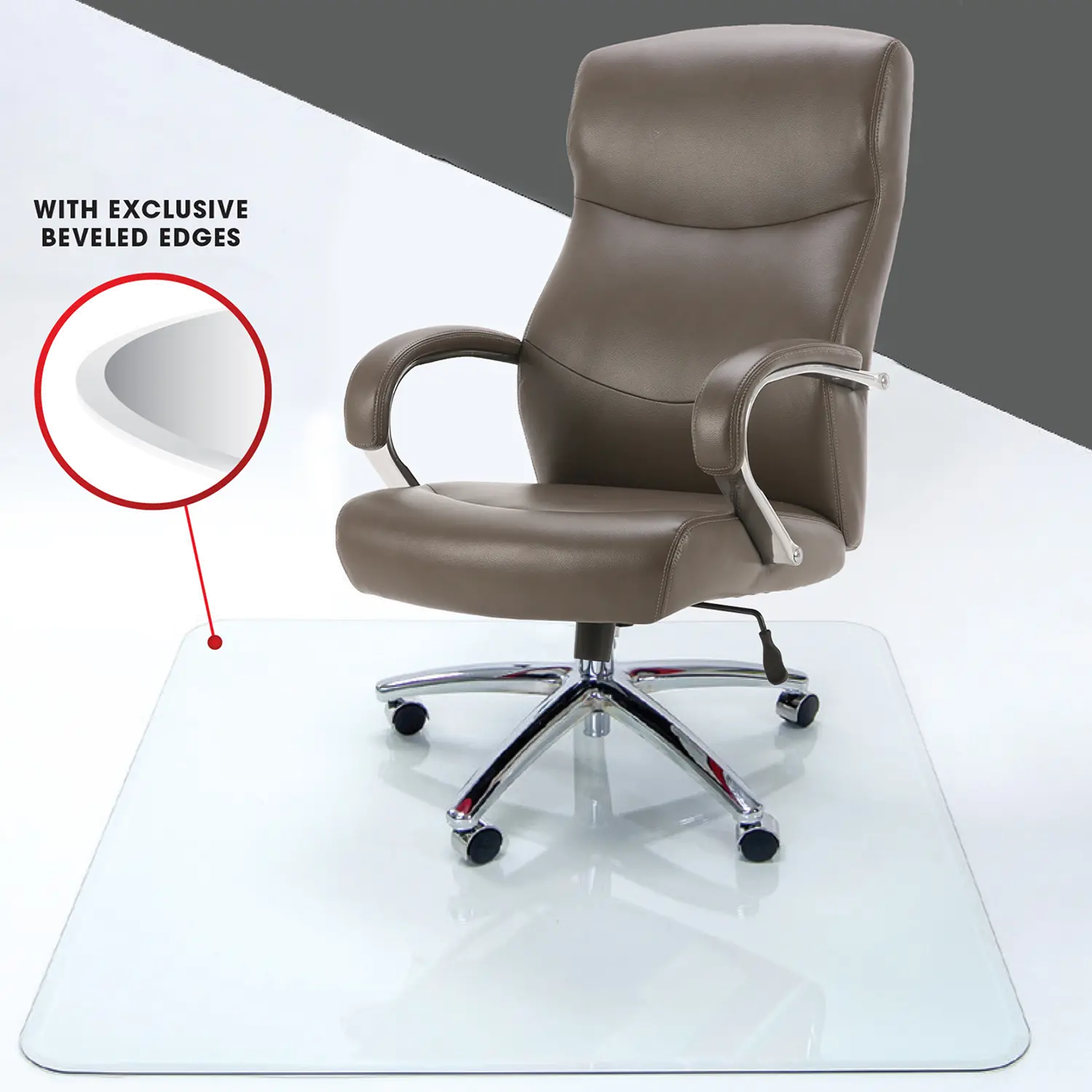 Invisimat Glass 45  x 53  Chair Mat-3