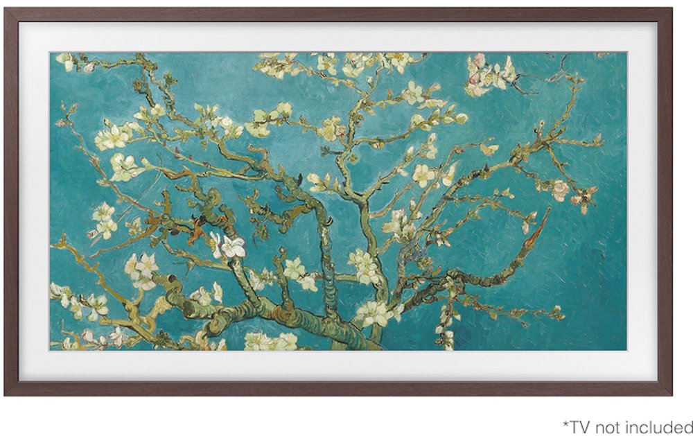 Samsung 85" The Frame Customizable Bezel - Modern Brown