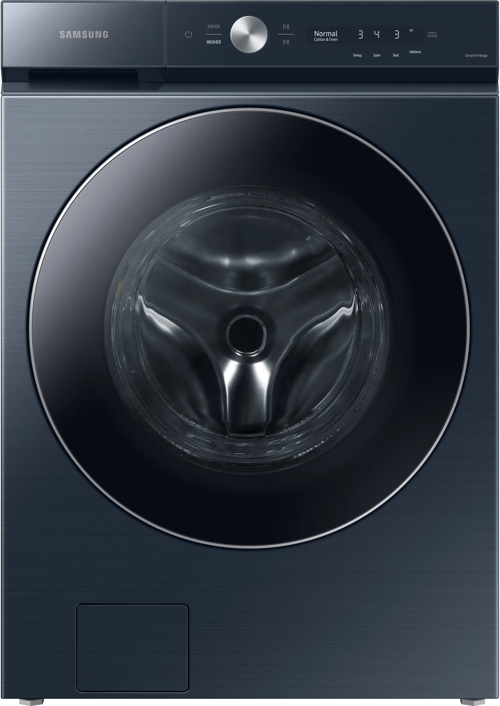 WF53BB8900AD Samsung Bespoke 5.3 cu ft Front Load Washer - Brushed Navy 53BB8900-2
