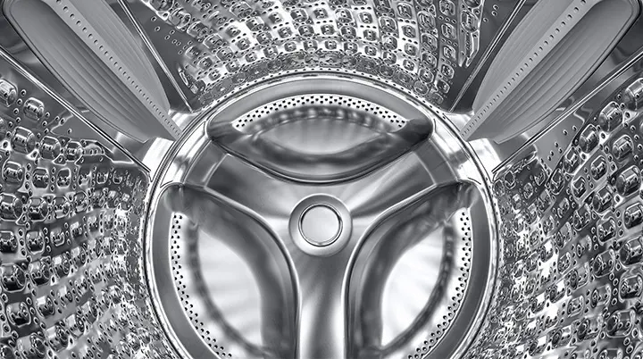 WF53BB8900AT Samsung Bespoke 5.3 cu ft Front Load Washer - Silver Steel 53BB8900-9