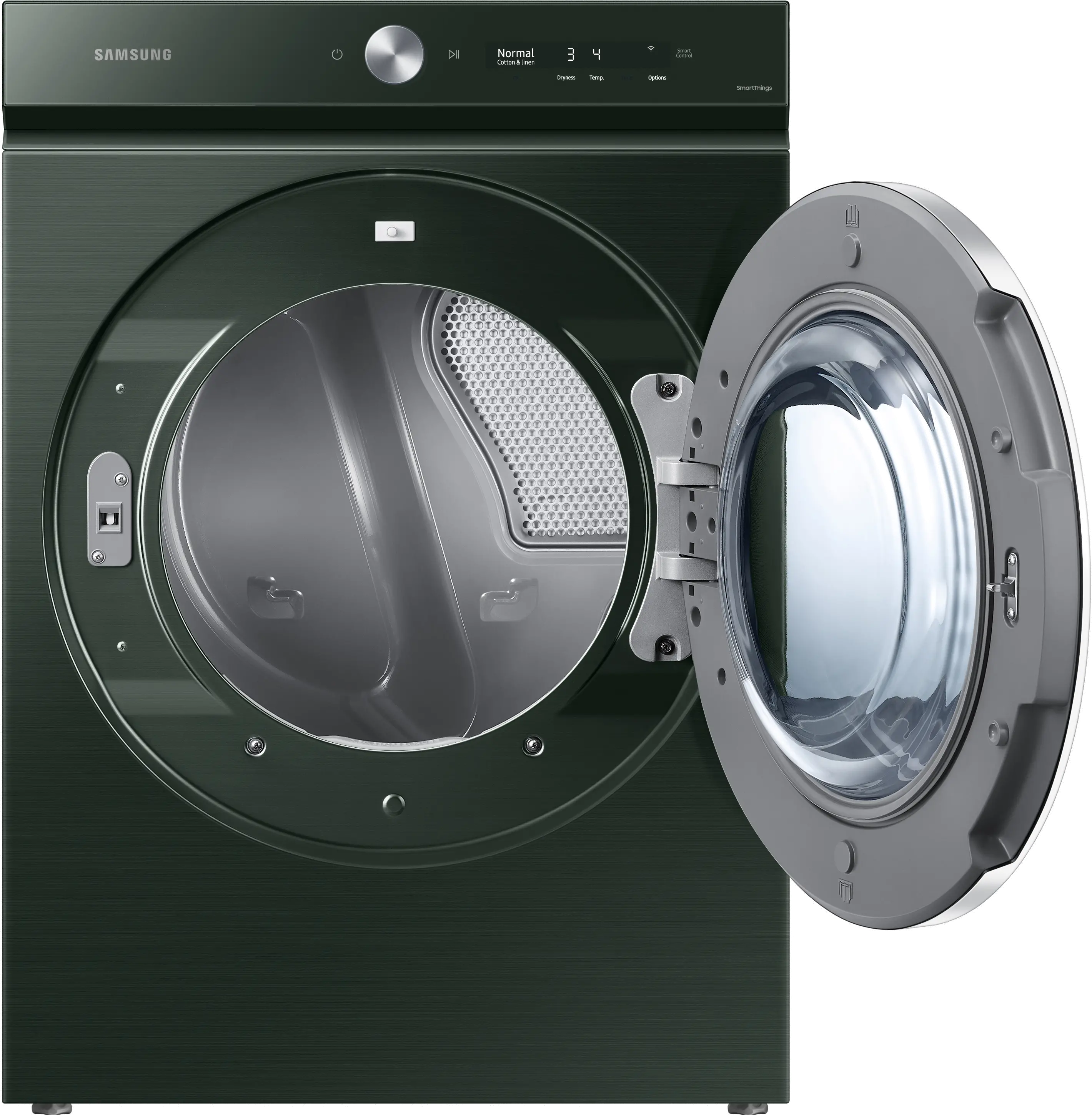 DVE53BB8900G Samsung Bespoke 7.6 cu ft Electric Dryer with Smart Dial - Forest Green 53BB8900-4