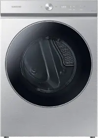 DVE53BB8900T Samsung Bespoke 7.6 cu ft Electric Dryer with Smart Dial - Silver Steel 53BB8900