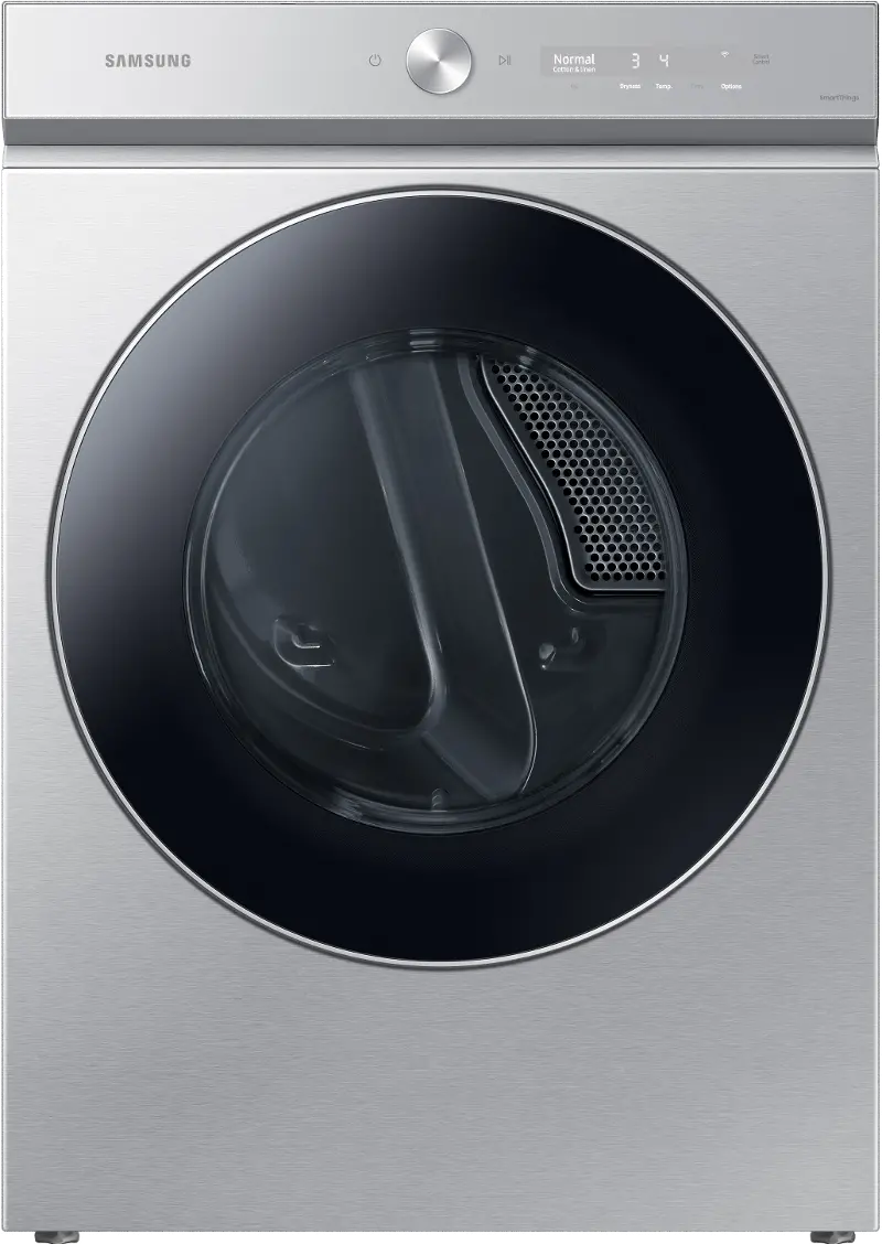 Samsung Bespoke 7.6 cu ft Electric Dryer with Smart Dial - Silver Steel 53BB8900