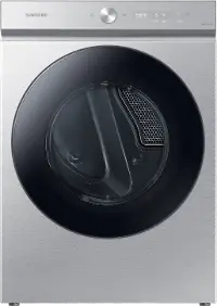 DVE53BB8700T Samsung Bespoke 7.6 cu ft Electric Dryer with Smart Dial - Silver Steel 53BB8700