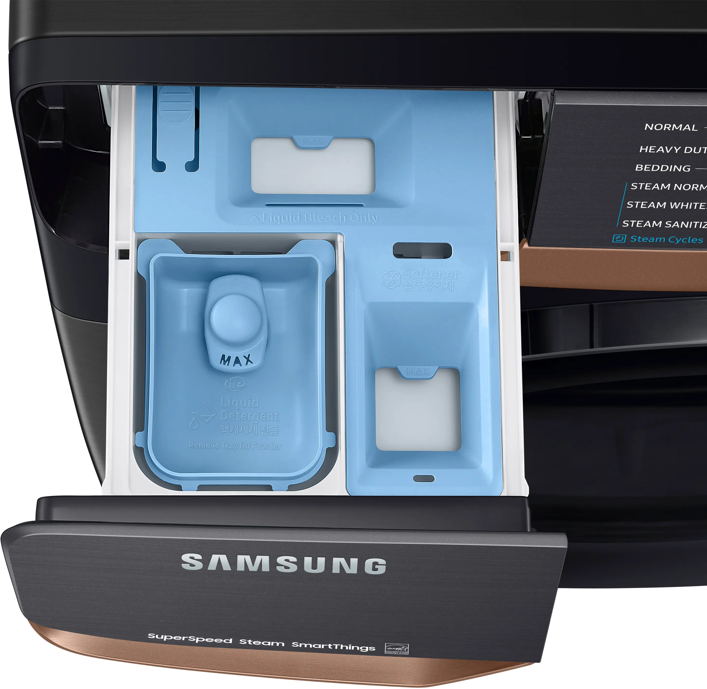 WF50BG8300AV Samsung 5 cu ft Front Load Washer - Brushed Black 50BG8300-7