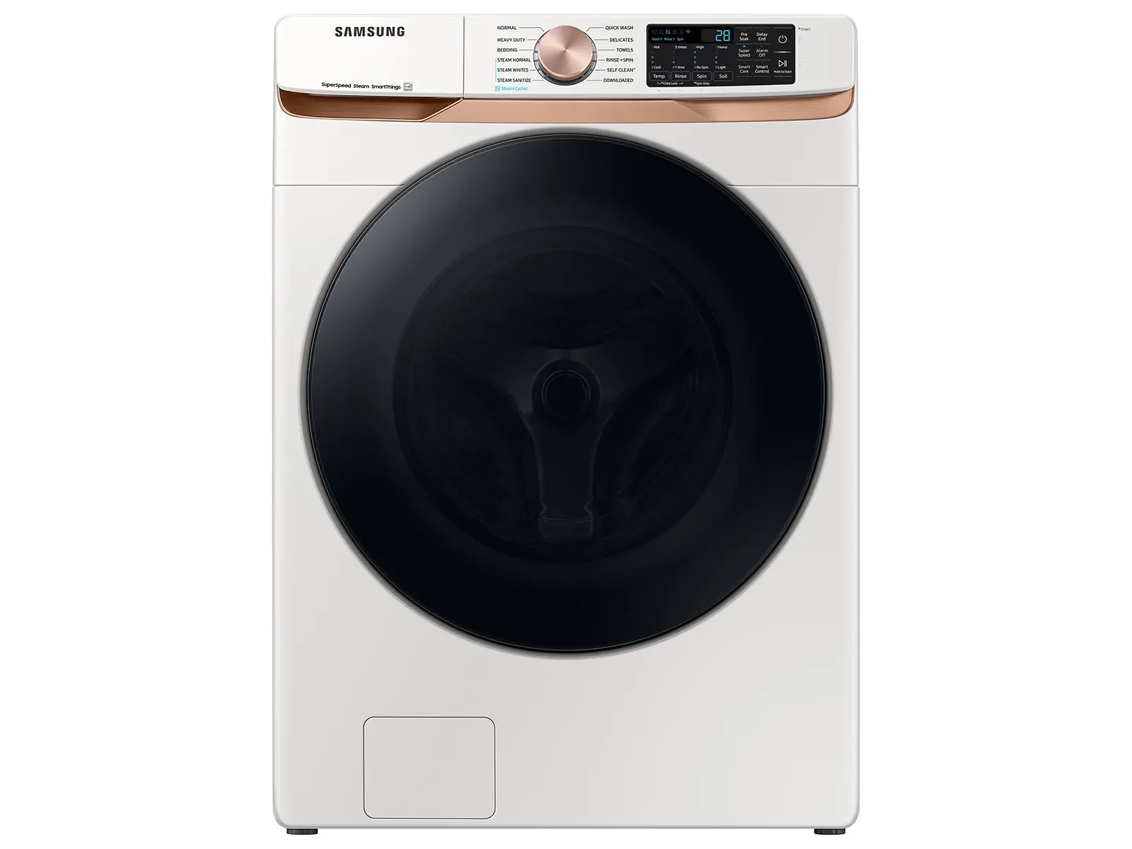 WF50BG8300AE Samsung 5 cu ft Front Load Washer - Ivory 50BG8300-1