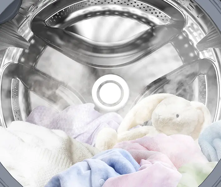 WF50BG8300AE Samsung 5 cu ft Front Load Washer - Ivory 50BG8300-8