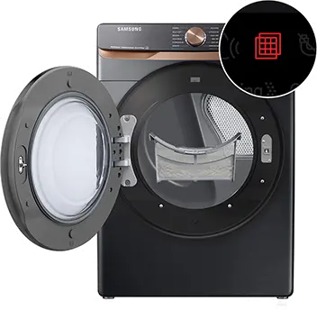 DVE50BG8300V Samsung 7.5 cu ft Electric Dryer - Brushed Black 50BG8300-5