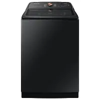 WA55A7700AV Samsung 5.5 cu ft Top Load Washer - Brushed Black 53BB8900