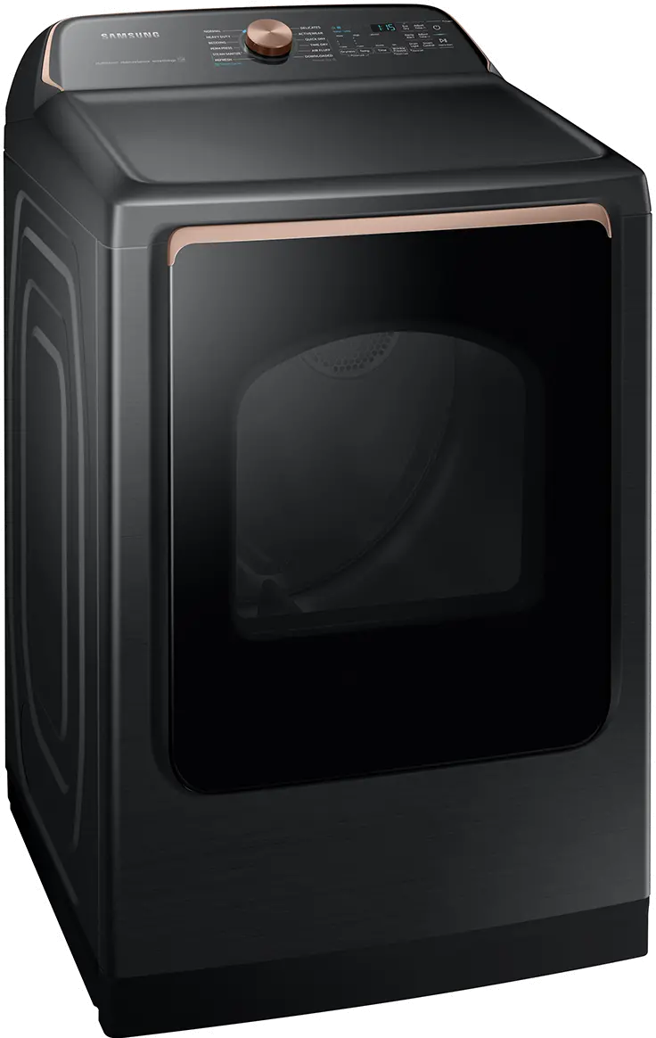 DVG55A7700V Samsung 7.4 cu. ft. Smart Gas Dryer with Steam Sanitize+ - Brushed Black-5