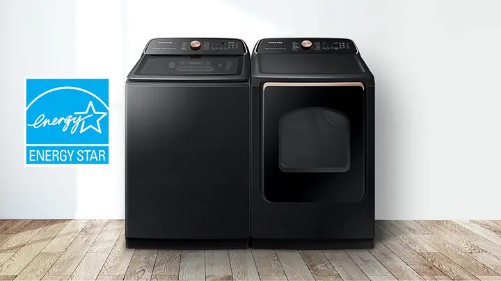 DVG55A7700V Samsung 7.4 cu. ft. Smart Gas Dryer with Steam Sanitize+ - Brushed Black-8
