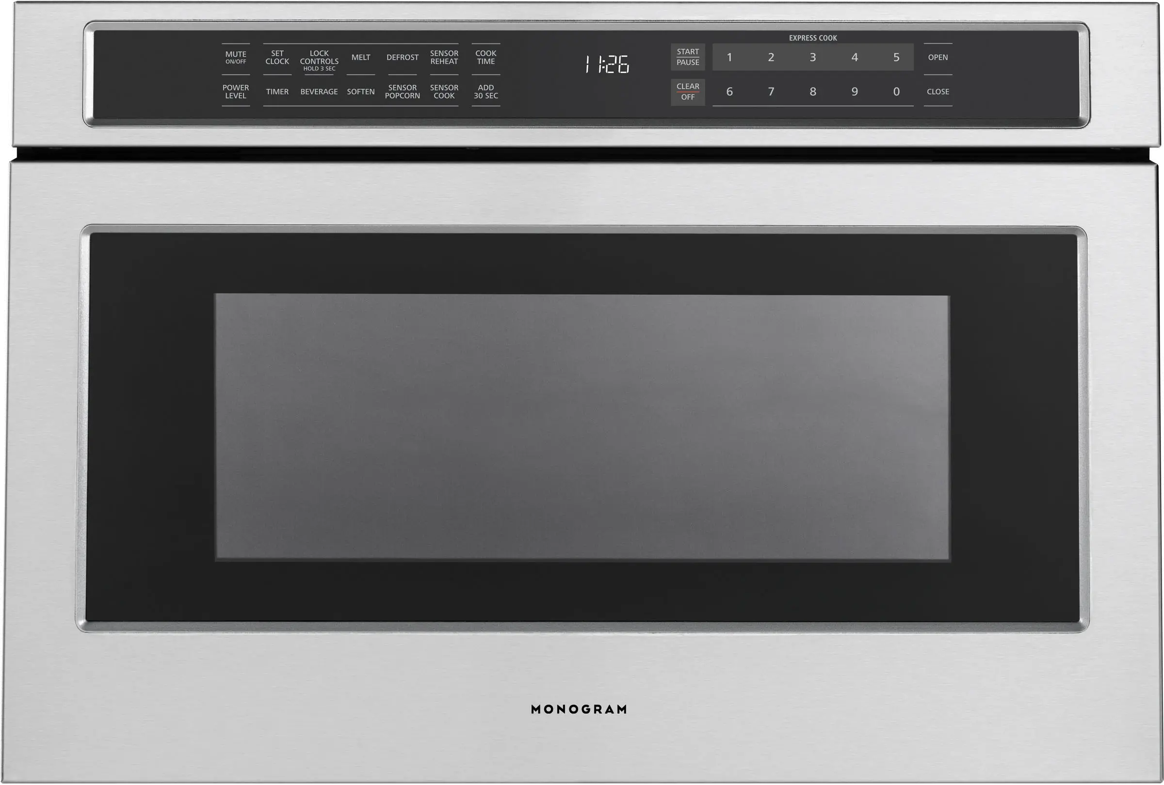 ZWL1126SRSS Monogram Built In Drawer Microwave - Stainless Steel-1