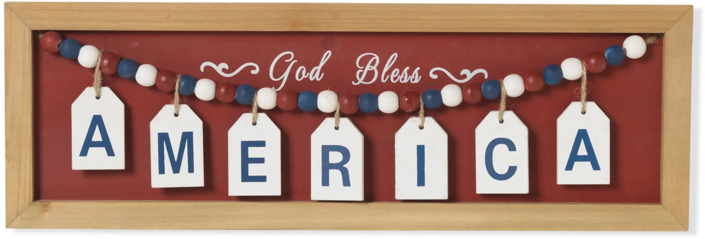 17.9 Inch  God Bless America  Sign-1