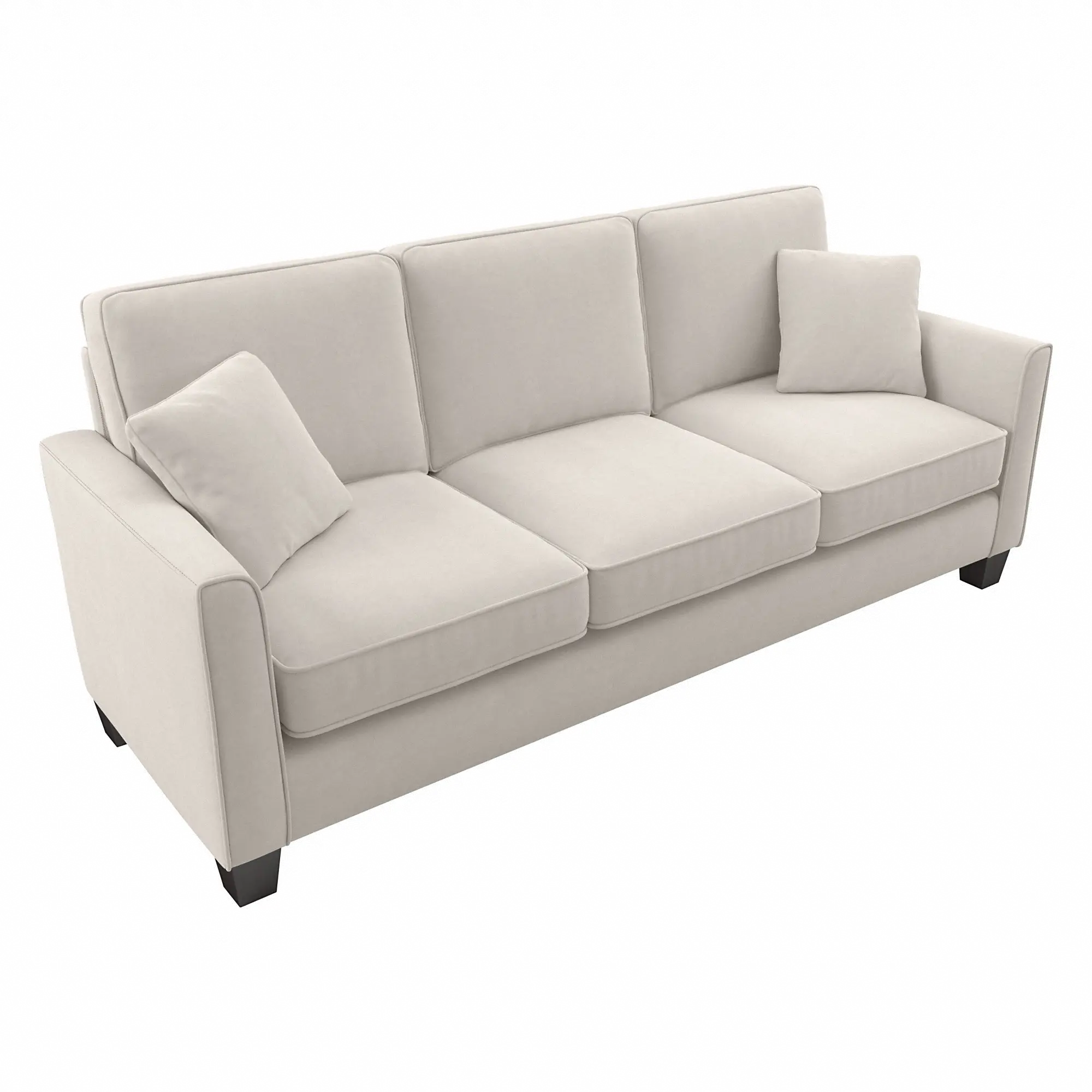 FLJ85SLBM-03K Flare Light Beige Microsuede Sofa - Bush Furniture-2