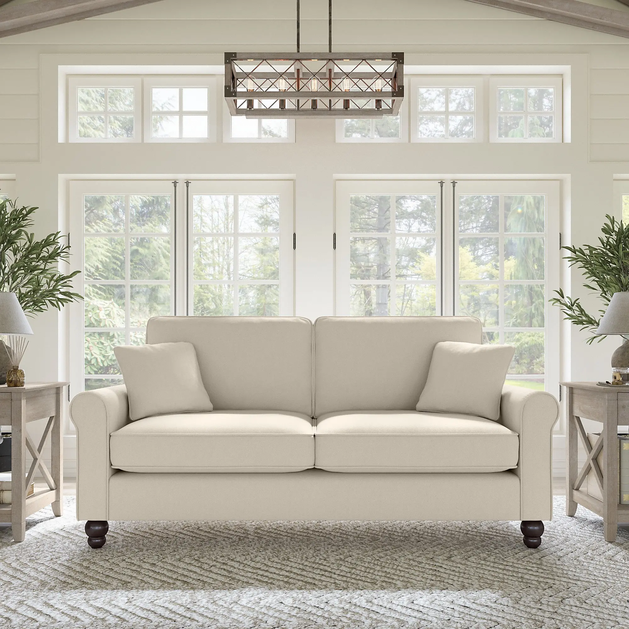 HDJ73BCRH-03K Hudson Cream Sofa - Bush Furniture-1