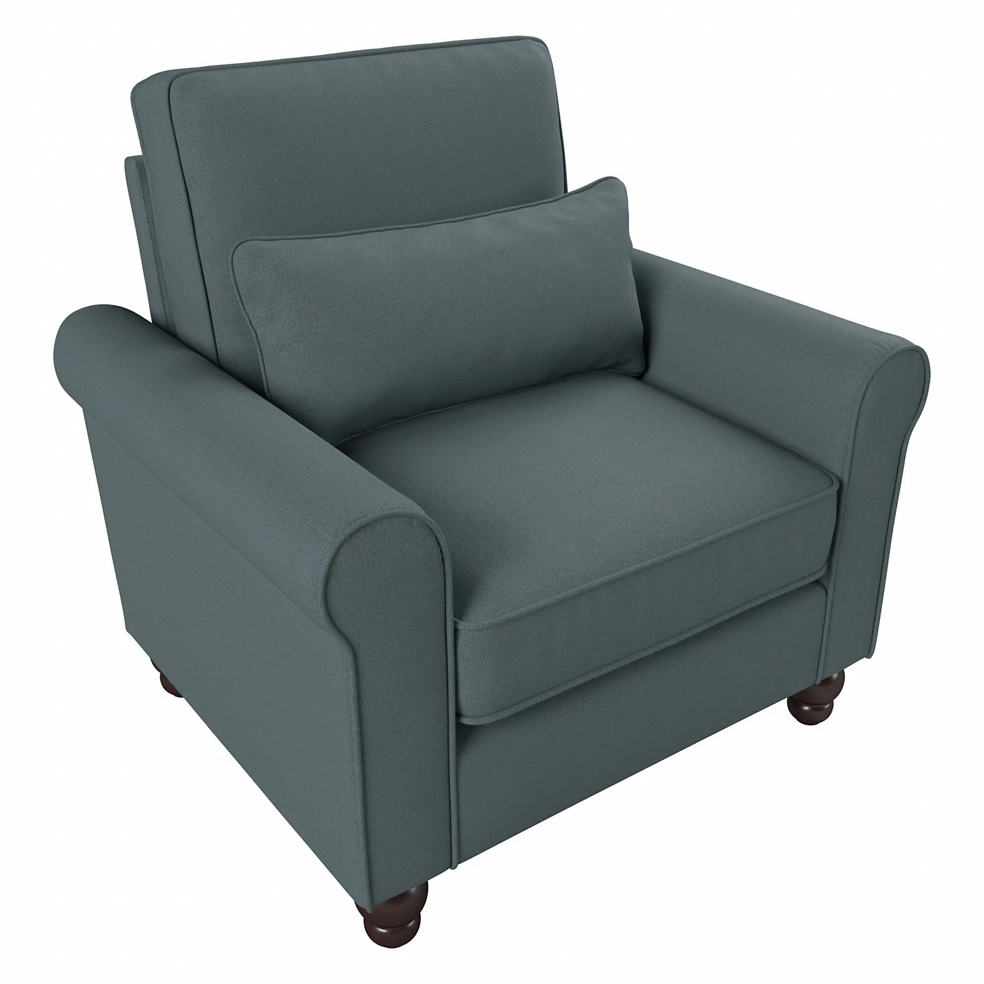 HDK36BTBH-03 Hudson Blue Accent Chair with Arms - Bush Furniture-2