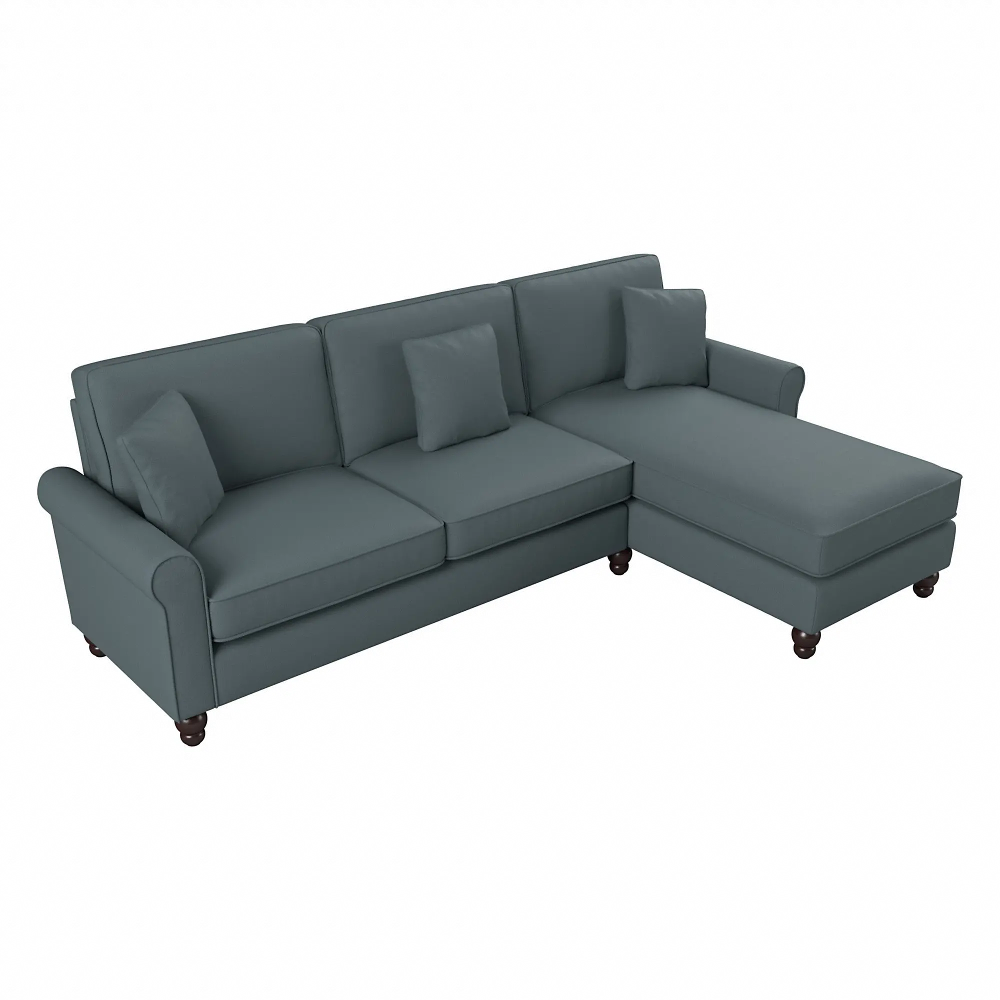 HDY102BTBH-03K Hudson Blue Sectional with Reversible Chaise Lounge - Bush Furniture-2