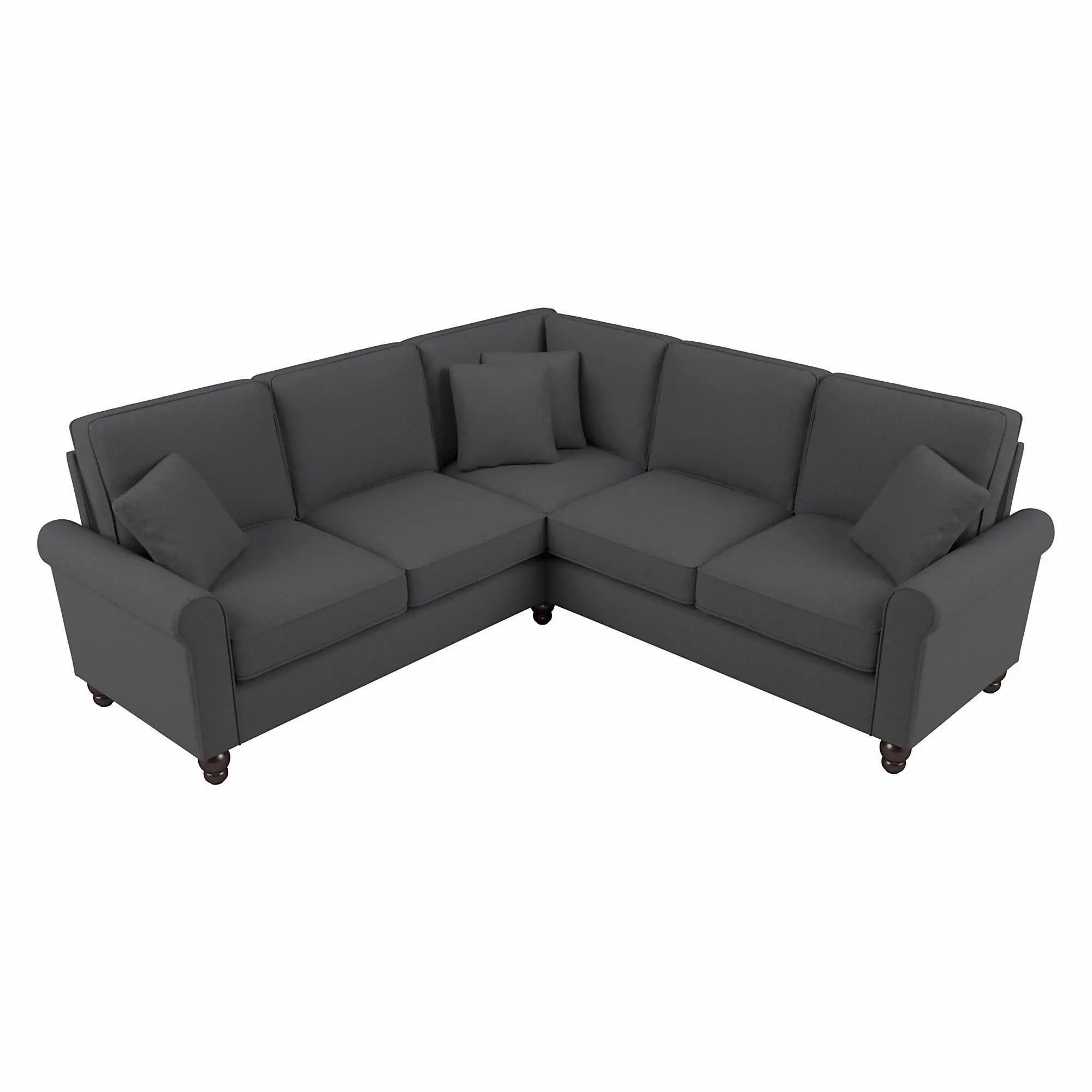 HDY86BCGH-03K Hudson Charcoal Gray L Shaped Sectional - Bush Furniture-2