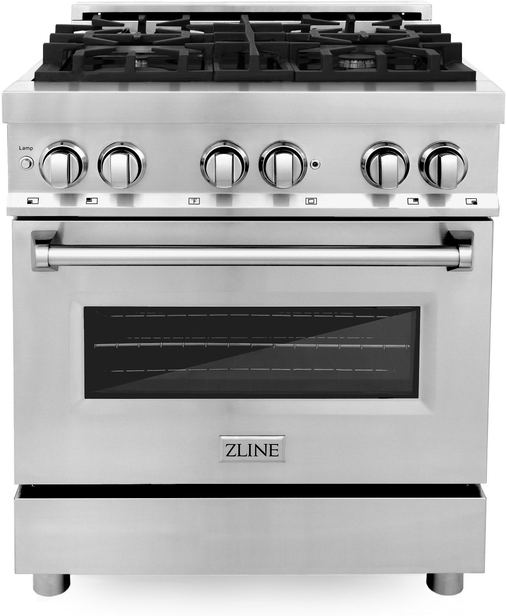 ZLINE 4 cu ft Dual Fuel Range - Stainless Steel