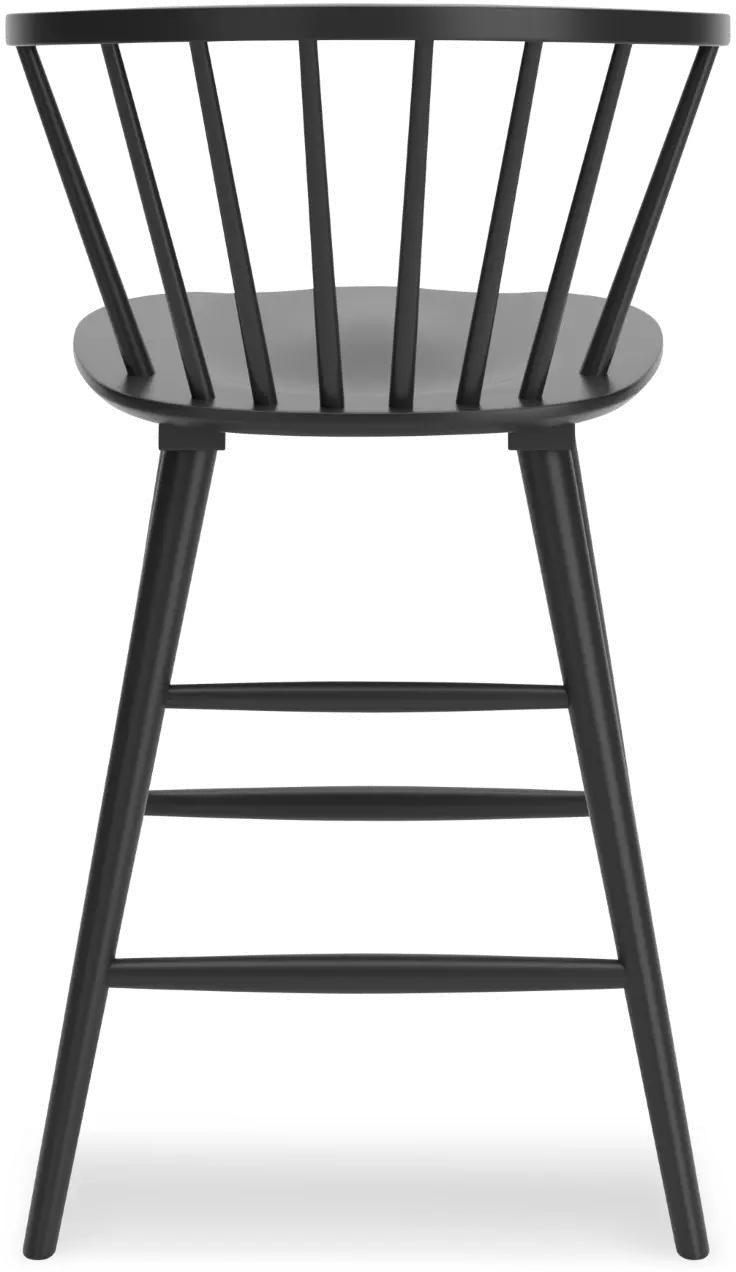 Otaska Black Counter Height Stool-3