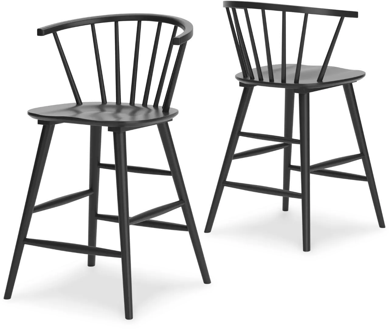 Otaska Black Counter Height Stool-4