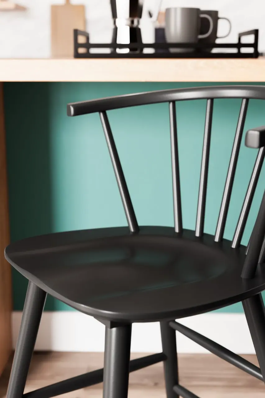 Otaska Black Counter Height Stool-2