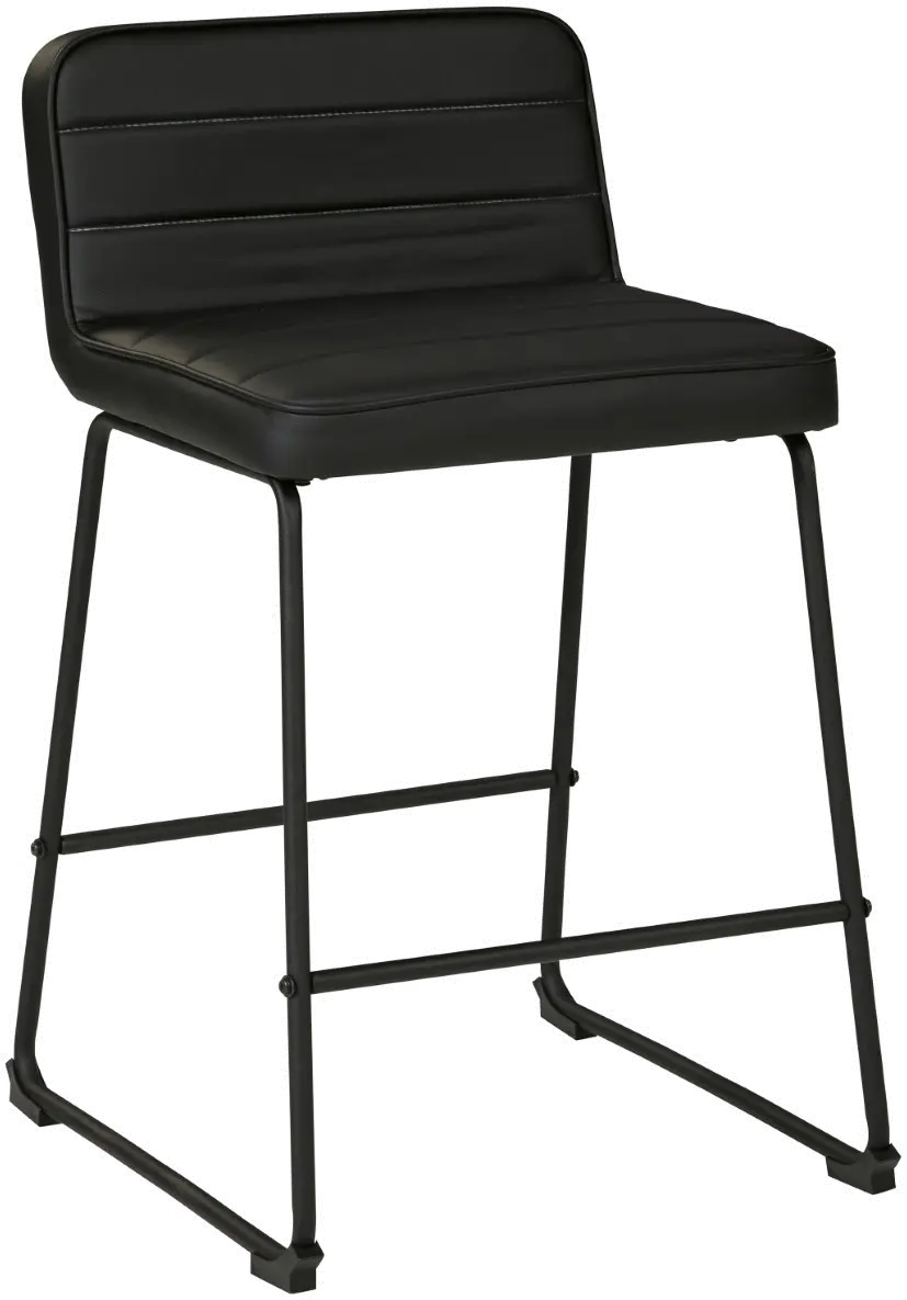 Nerison Black Counter Height Stool-1