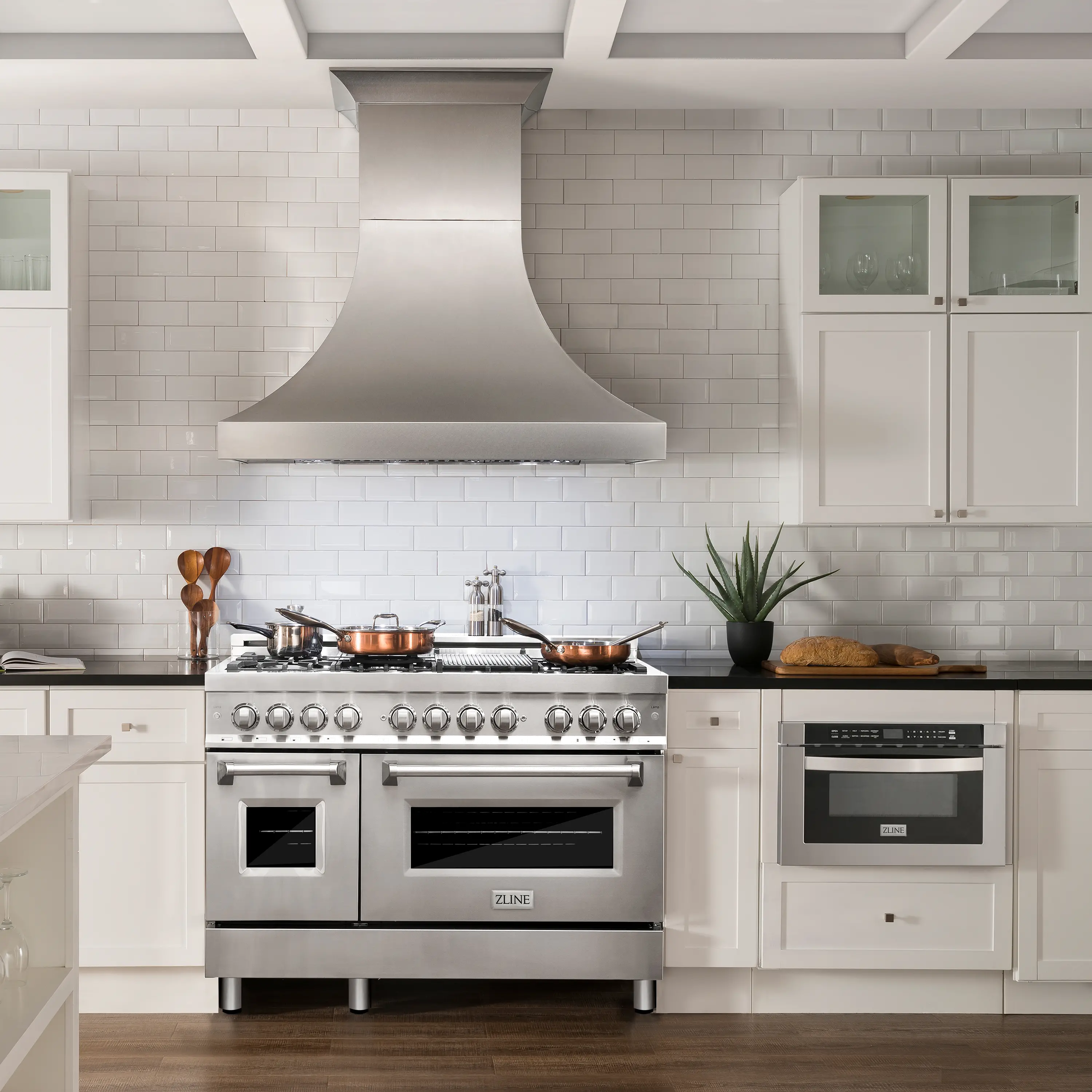 RA48 ZLINE 6 cu ft Dual Fuel Range with Double Oven - 48 W Stainless Steel-16