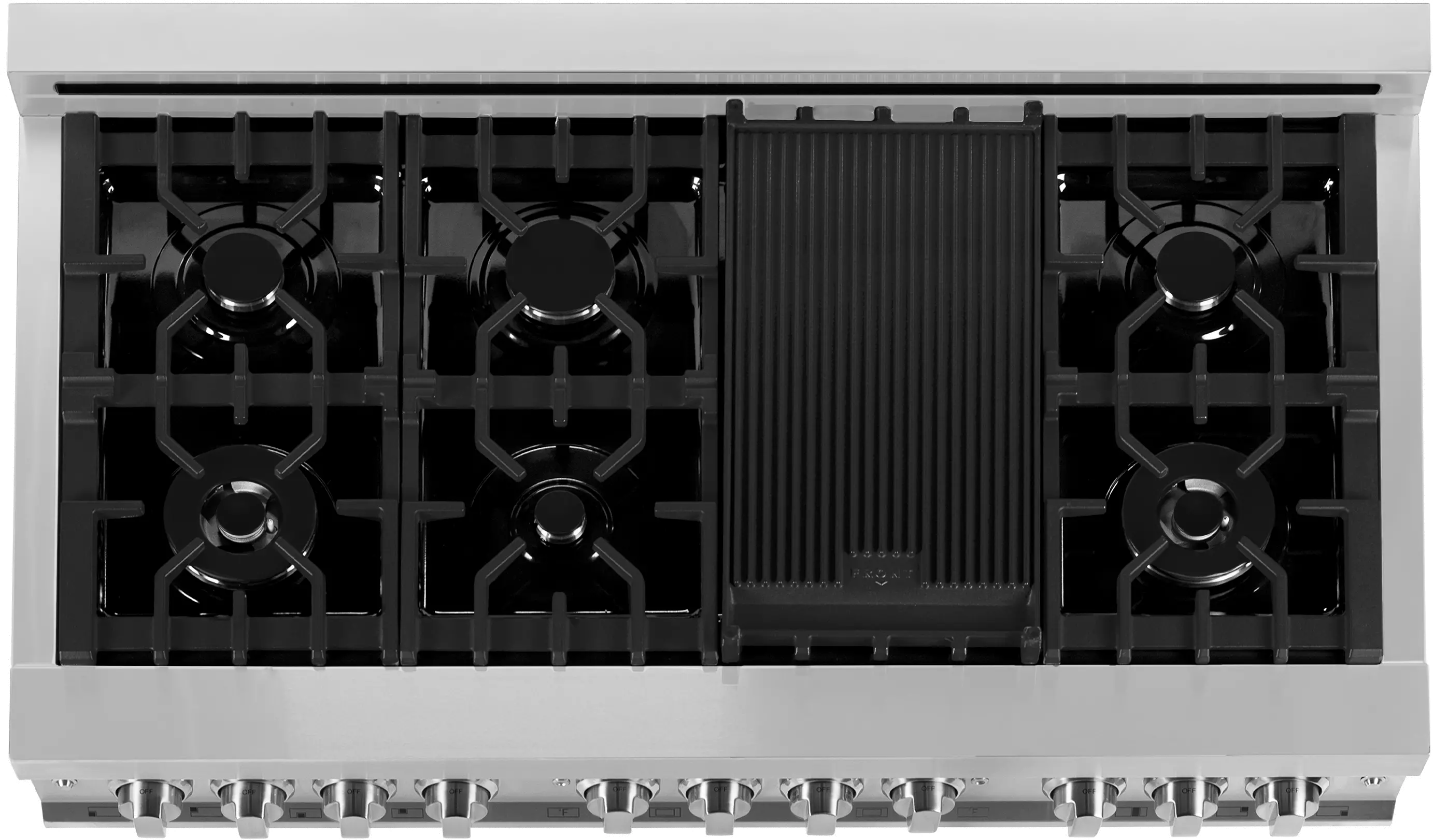 RA48 ZLINE 6 cu ft Dual Fuel Range with Double Oven - 48 W Stainless Steel-6