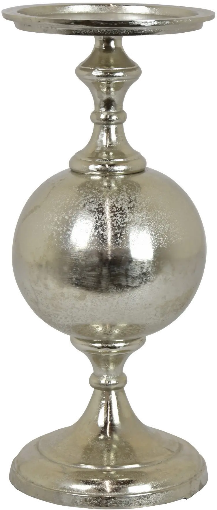 16.5  Silver Candleholder-1
