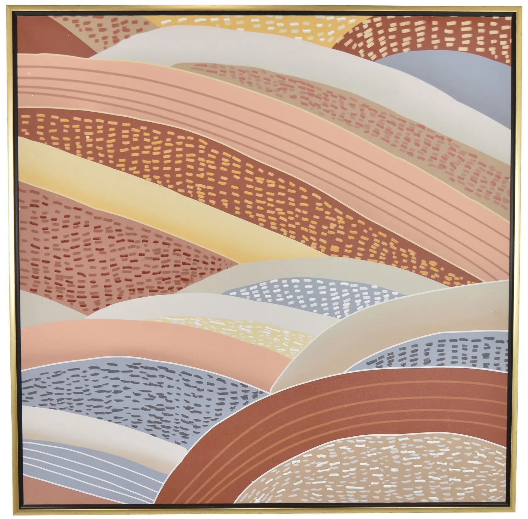 Abstract Earth Tone Wall Art-1