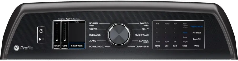 PTW700BPTDG GE Profile 5.4 cu ft Top Load Washer with Impeller - Diamond Gray PT700BPT-2