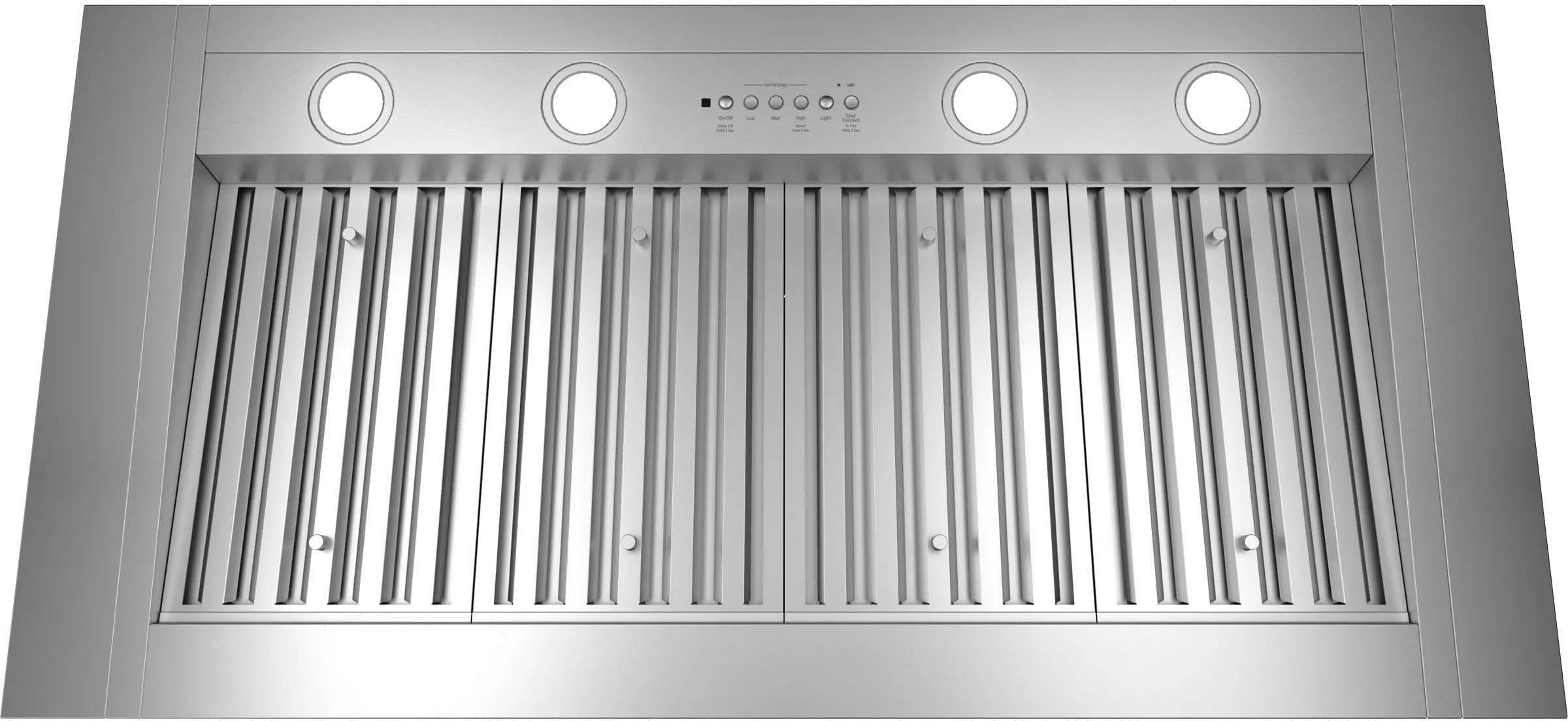 UVC9480SLSS GE 48 Inch Custom Hood Insert - Stainless Steel-4