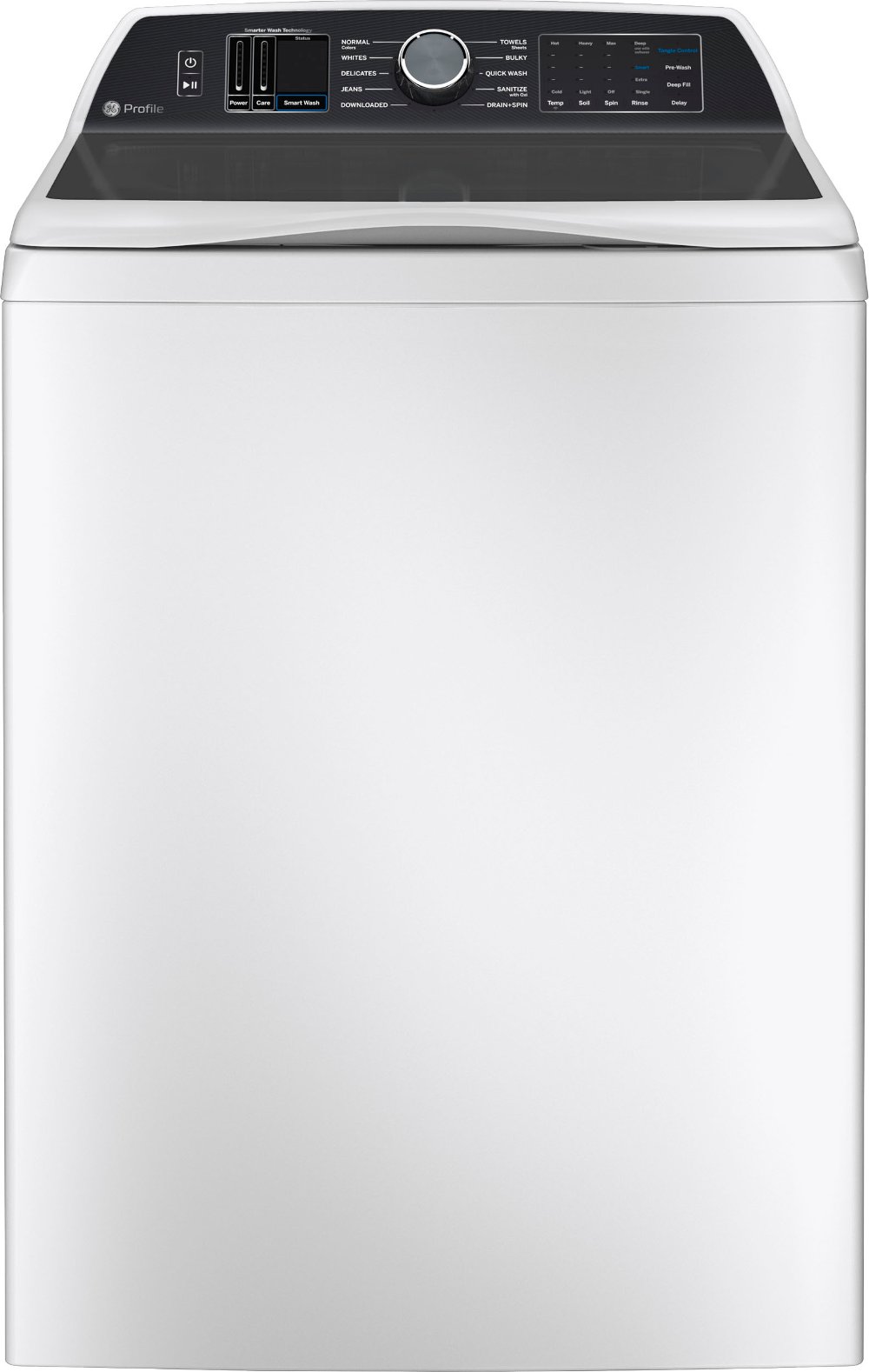 GE Profile 5.3 cu ft Top Load Washer with Agitator- White PT705BSTW