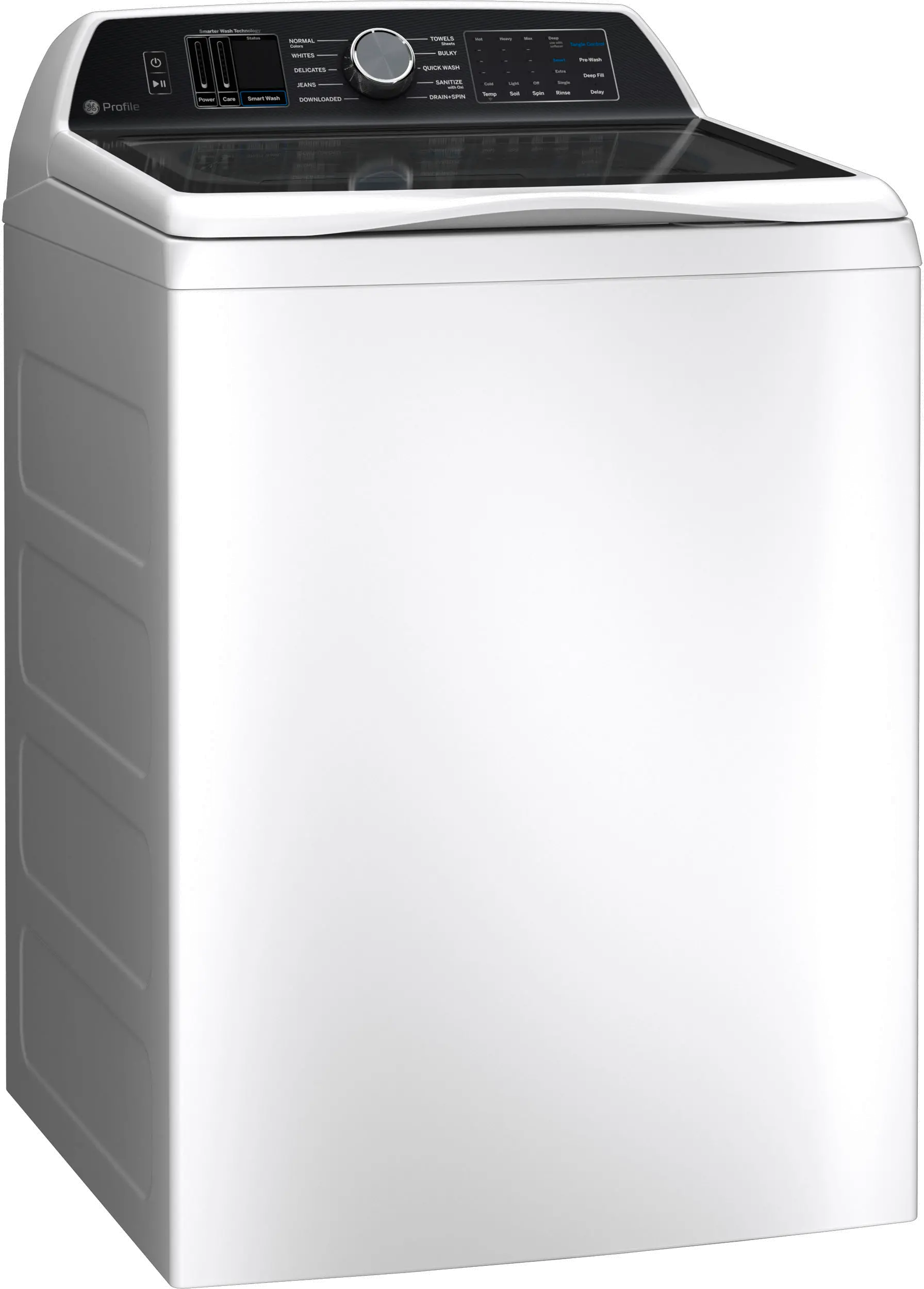 PTW705BSTWS GE Profile 5.3 cu ft Top Load Washer with Agitator- White PT705BSTW-3