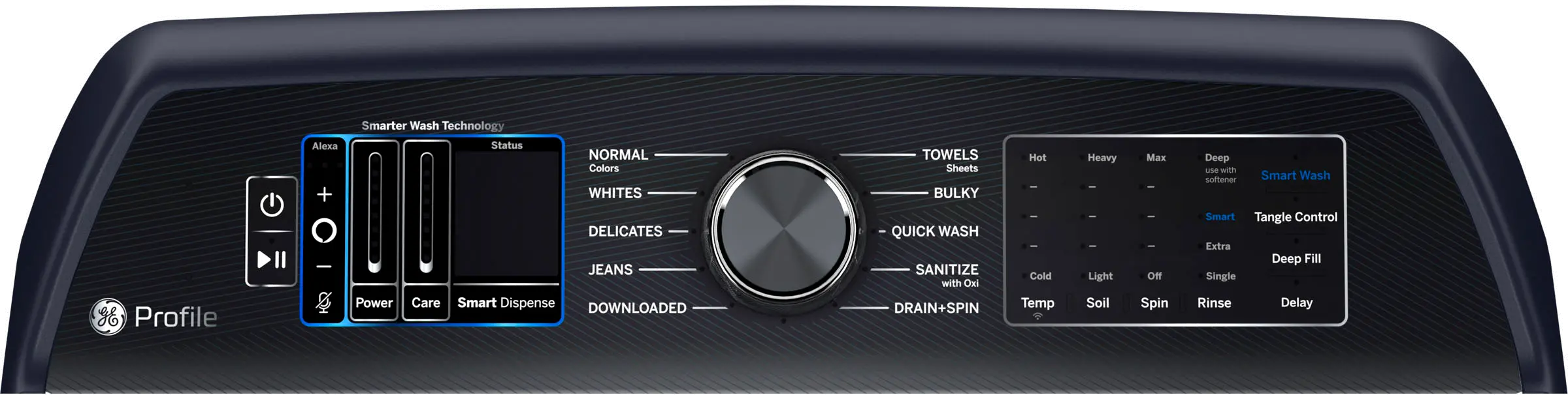 PTW900BPTRS GE Profile 5.4 cu ft Top Load Washer - Sapphire Blue PT900BPT-2